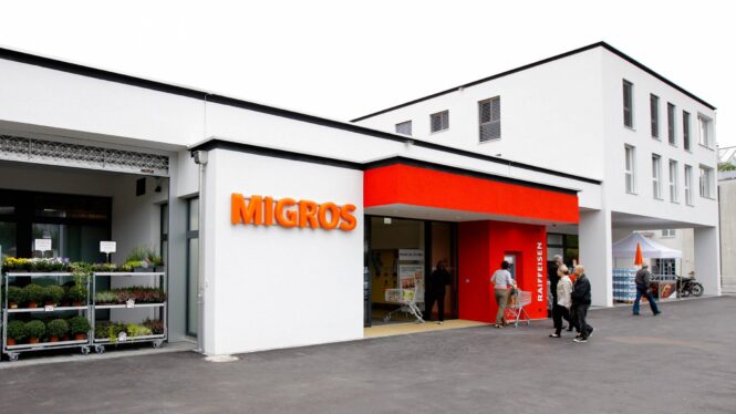 Oberriet Migros Eingang