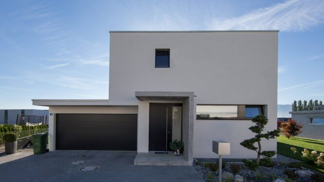 Berneck Neudorfstrasse EFH Fassade Eingang