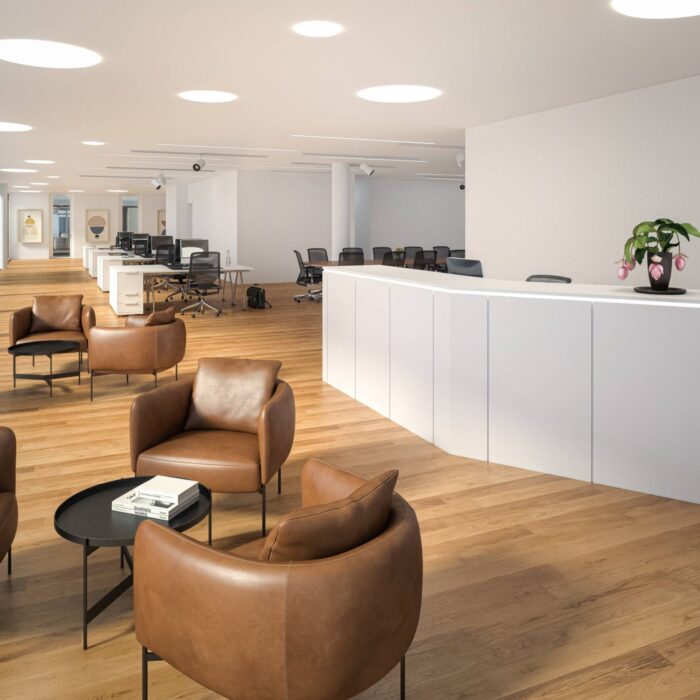 Gewerbe 2 Büro Empfang