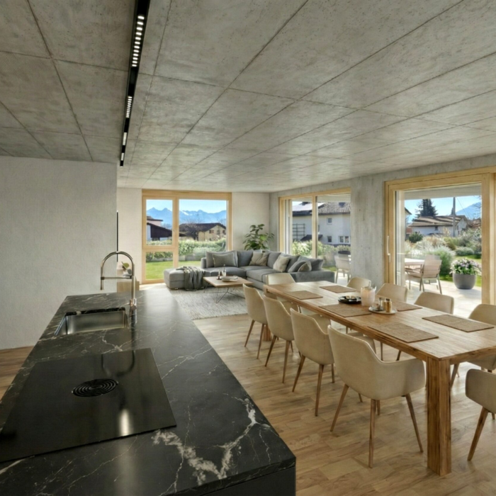 Wohnung 1 Küche Essen Wohnen