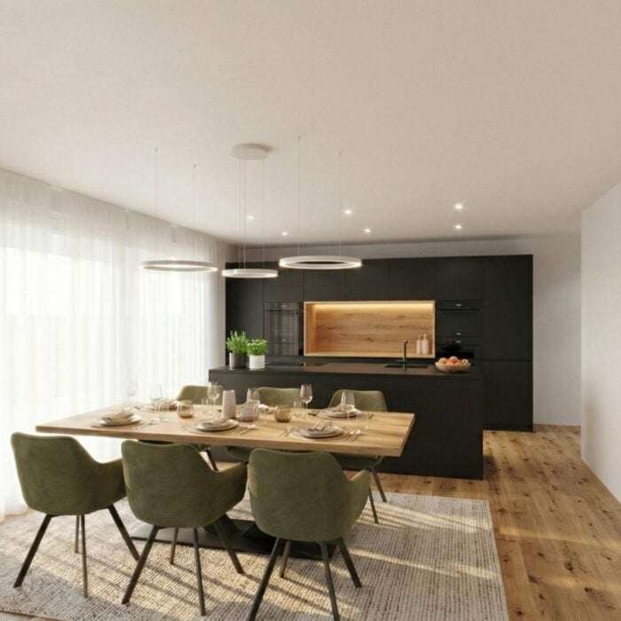 Wohnung 102 Küche Essen