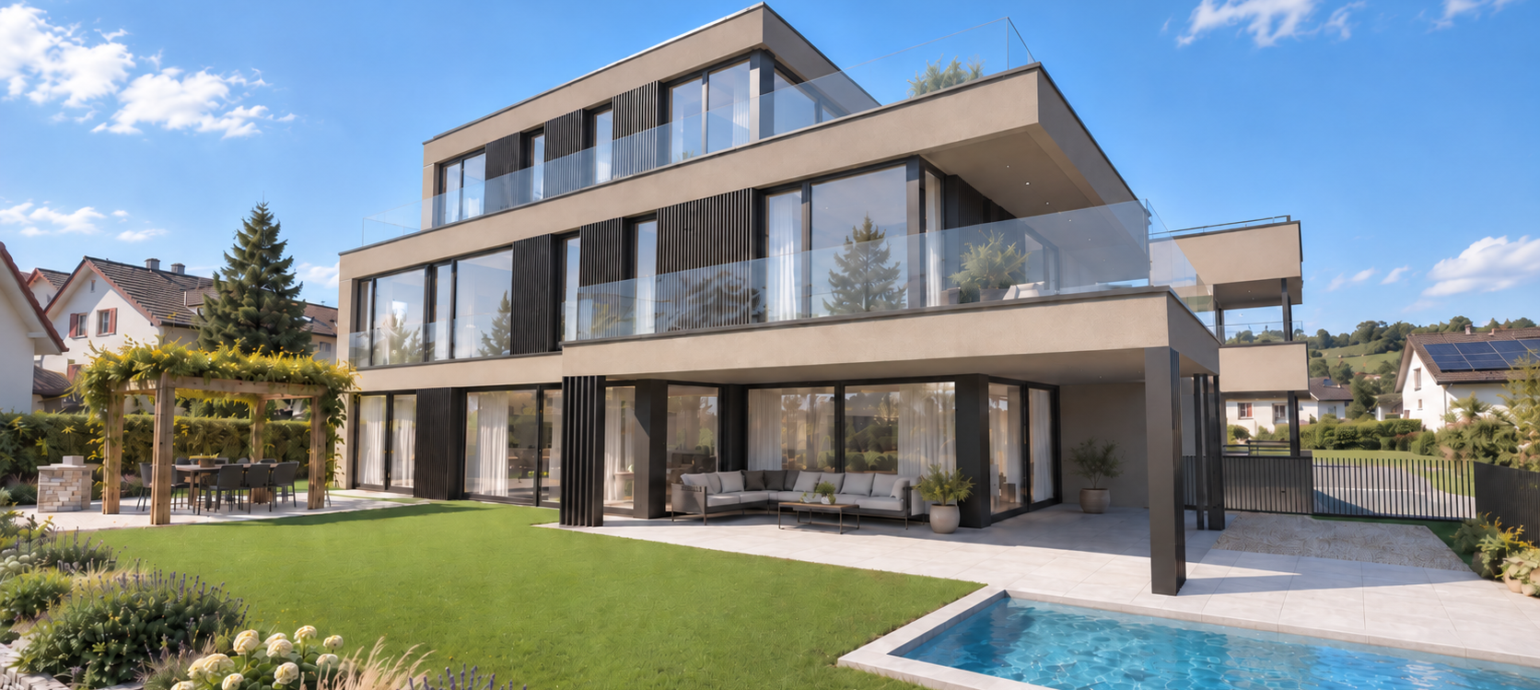 Au Walzenhausenstrasse MFH U. EFH Visualisierung 1